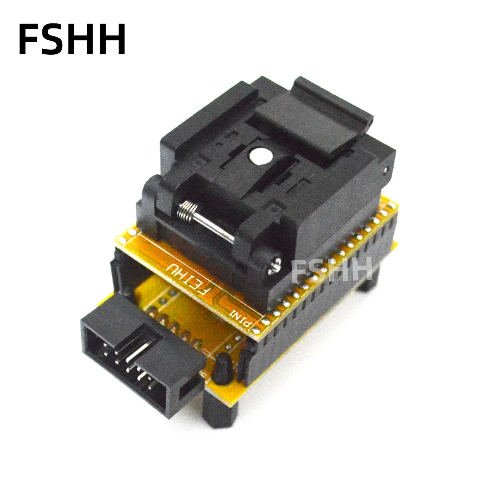 QFN32 WSON32 DFN32 MLF32 test socket for AVR ISP test mega8 mega48 mega88 adapter Suitable for CH2015 programmers adapter 0.5mm