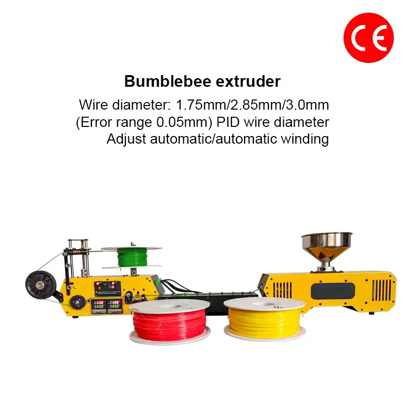 JH HT400 Desktop Bumblebee Extruder voor 3D-printen Filament Automatische draaddiametercontrole Winding voor PLA-CF PETG-CF PACrusher