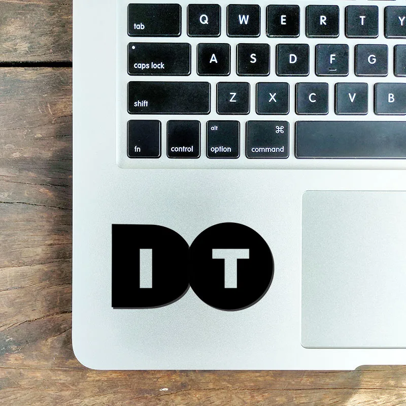 افعلها-ملصقات فينيل للكمبيوتر المحمول ، ملصق مع عرض أسعار إبداعي ، ملصقات لماك بوك برو آير ريتينا ماك ، دفتر ملاحظات ، خوذة ، جيتار ، لوح تزلج