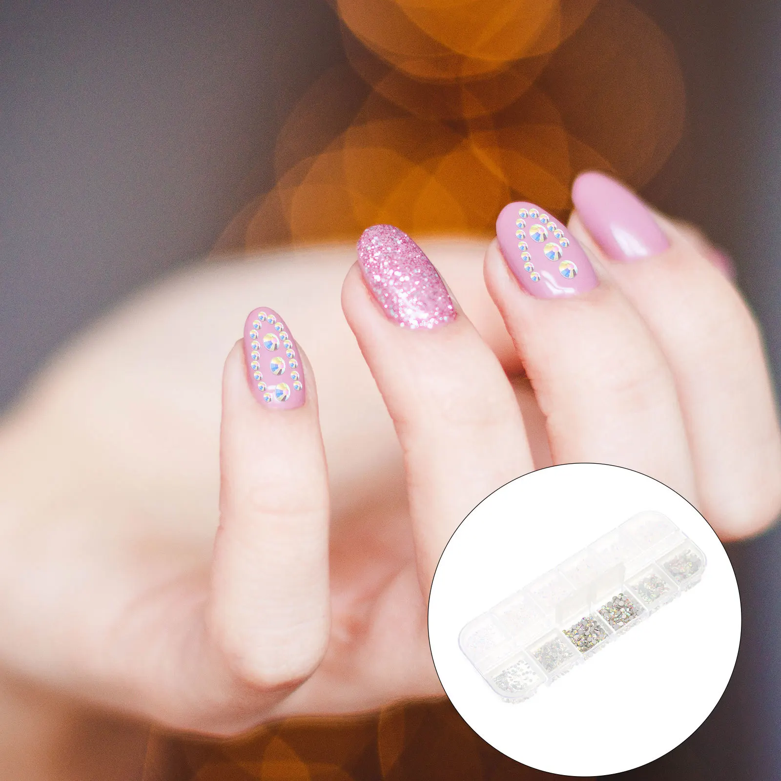 

1 Box Nail Diamond Shiny Rhinestones for DIY Nail Art Salon Home Manicure Decor Nails Decoration Supplies