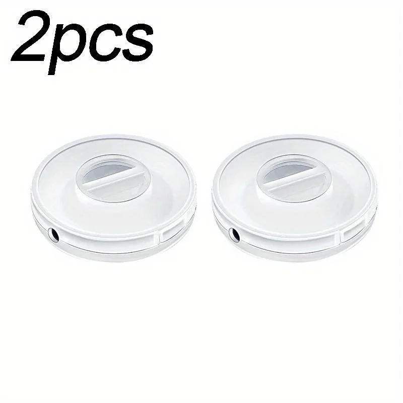1/2/3Pcs Transparent Charging Cord Organizer Portable Charger Cord Holder Round Storage Case Retractable Reel Box Cable Winder
