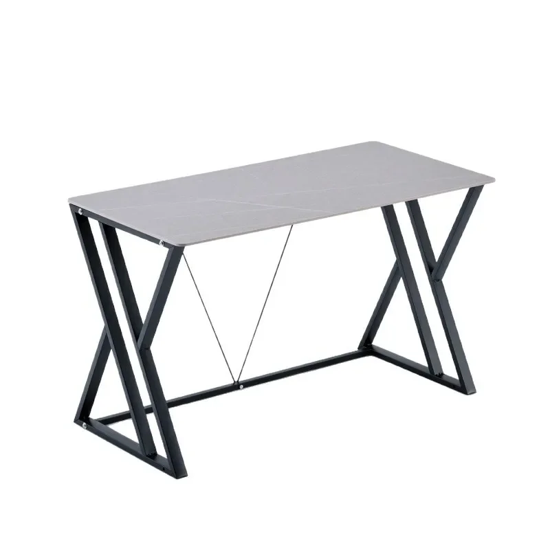 Modern simple rock slab dining table Household rectangular dining table E-sports table Computer game Household desktop