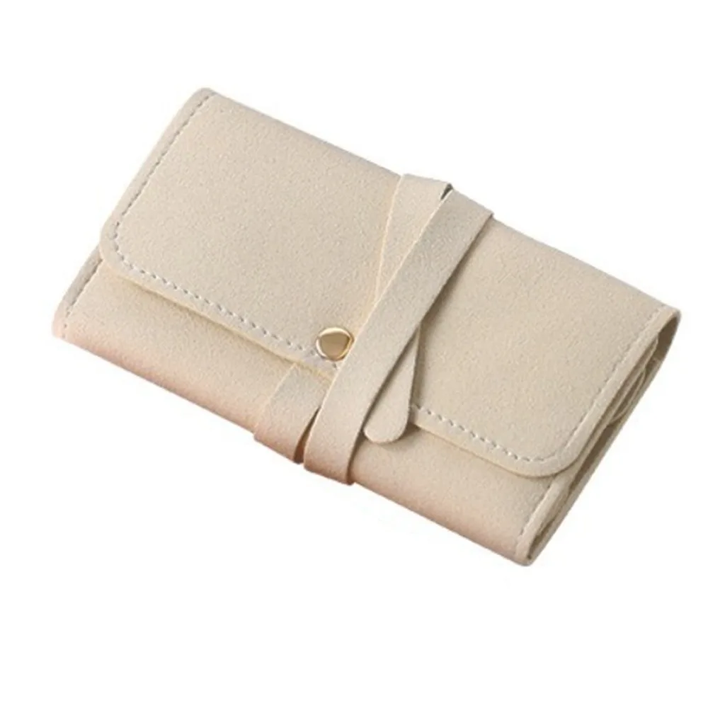 

Сумка-органайзер для украшений, складная, портативная, для хранения серег, колье, кольца, с ручкой