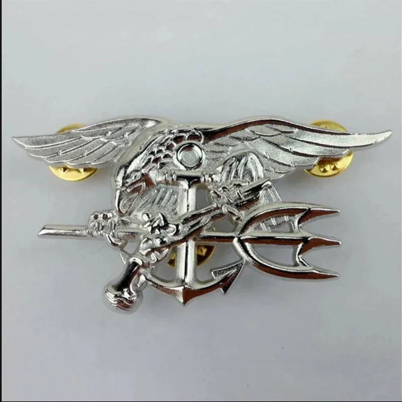 U.S. Navy Seals Trident Badge Pin NSWGs US Special Warfare Insignia Brooch
