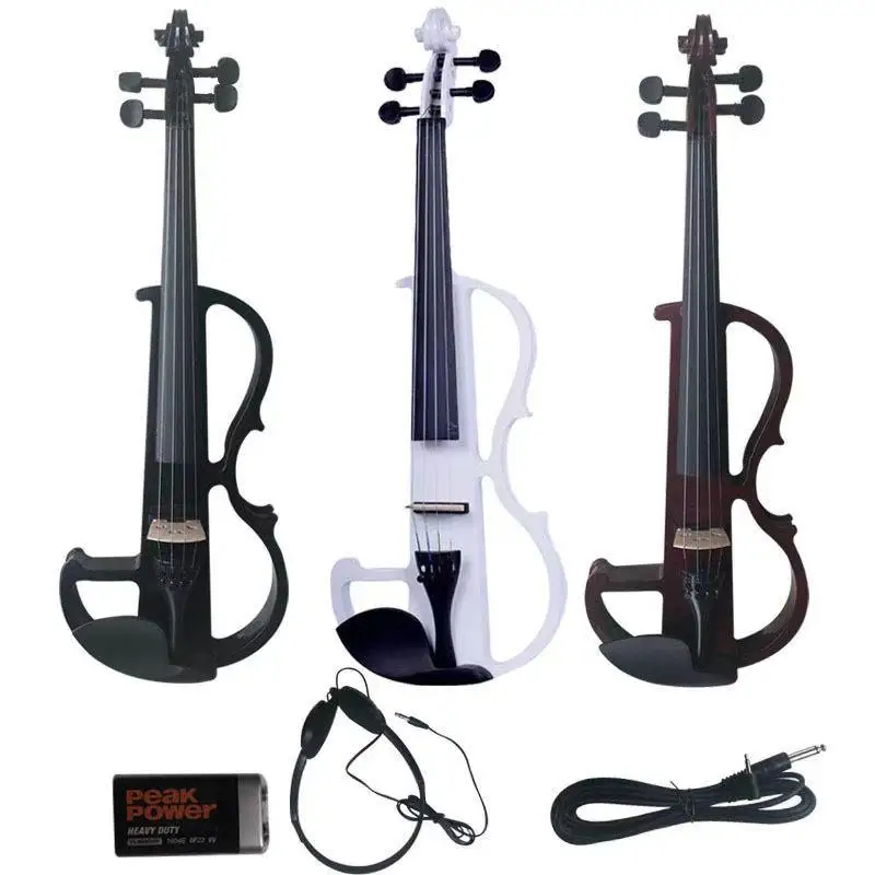 

1Pc 4/4 Adult Professional Electronic Violin Student Children Practice Stage Performance String Musical Instrument Violin