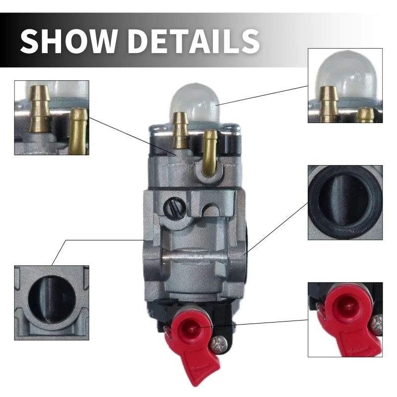 المكربن لكاواساكي TH23 TH26 TH34 محرك العشب الانتهازي منفاخ جزازة العشب #6