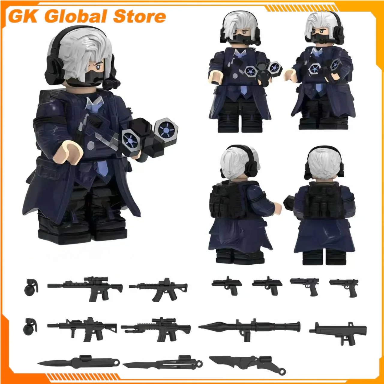 Delta Force New 5cm Game Figure Perimeter PVC Model Assembling Building Blocks  Desktop Decoration Ornaments Birthday Gifts Toys