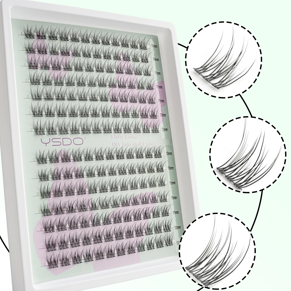 False Eyelashes Natural Manga Lashes Anime Eyelashes Large Capacity Eyelashes Extension Individual Eyelashes Handmade Eyelash