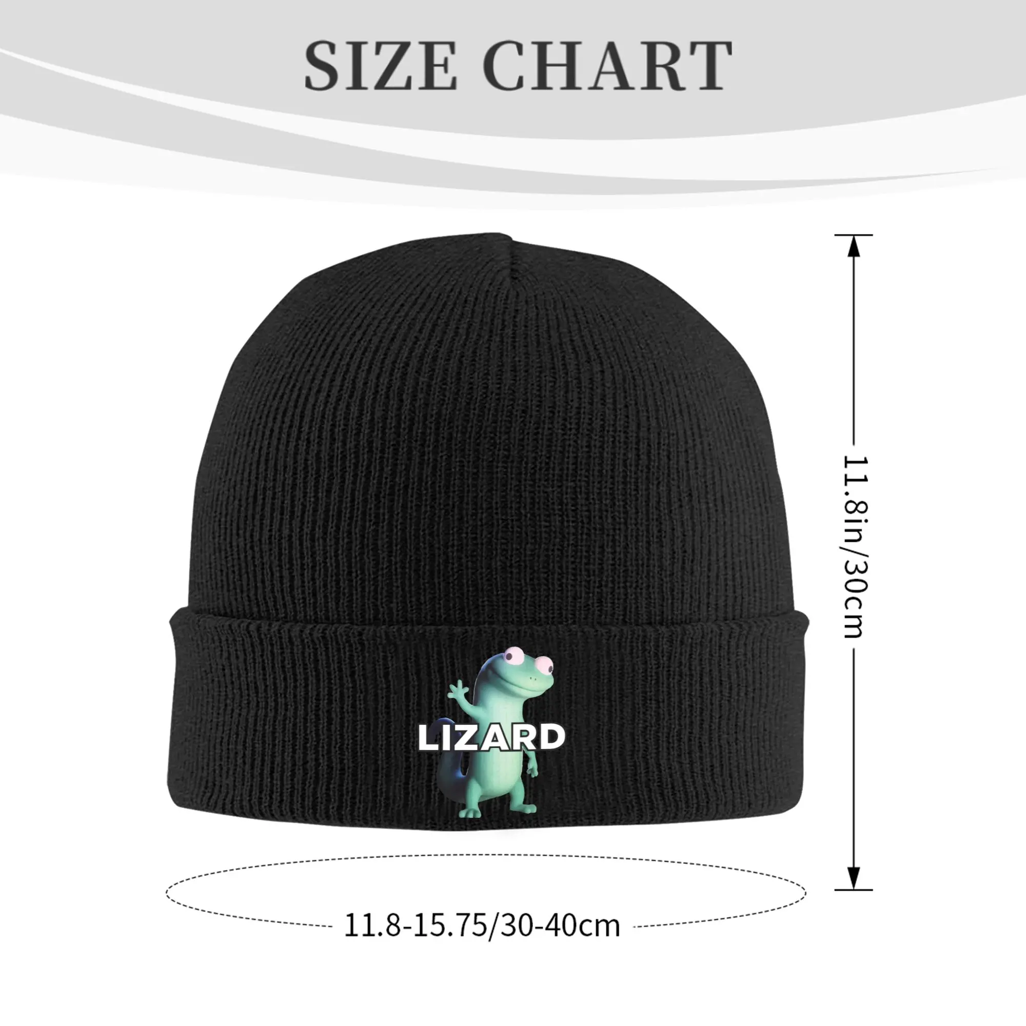 Tom Lizard Meme Hats Autumn Winter Beanie Ski Cap Unisex Acrylic Bonnet,