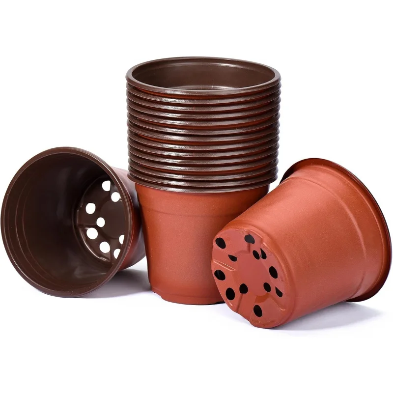 Flexible plastic succulent seedling pot75-150Individual flower planting containers, special pots for seed germination