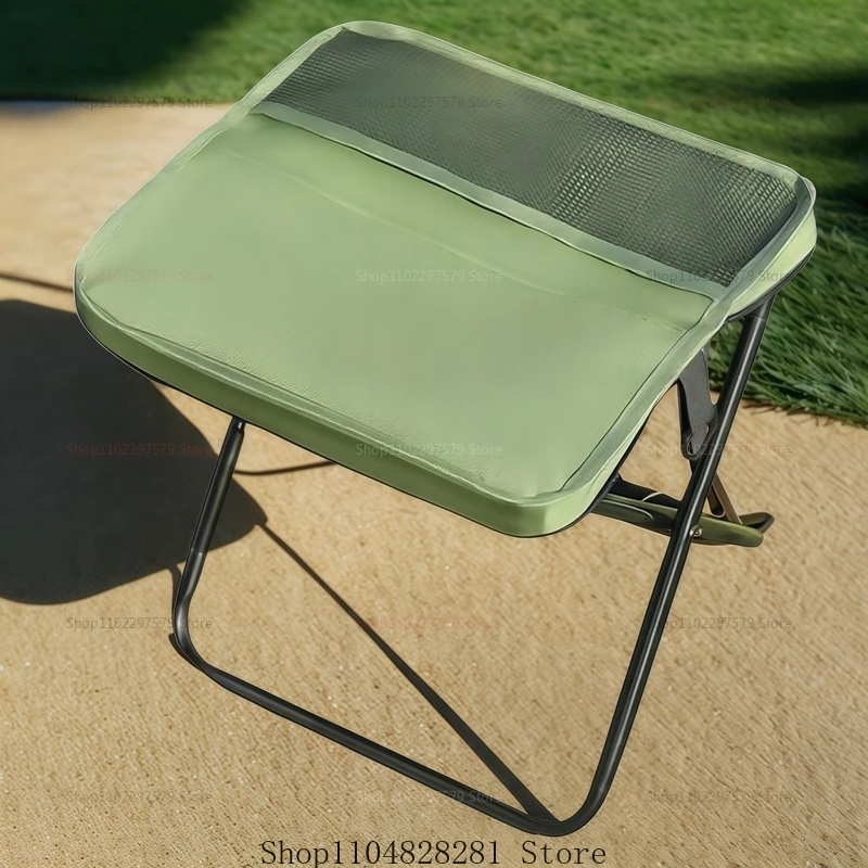 Sgabello da campeggio pieghevole portatile, sedia da zaino leggera per pesca all'aperto, picnic, escursioni, sedili compatti da spiaggia