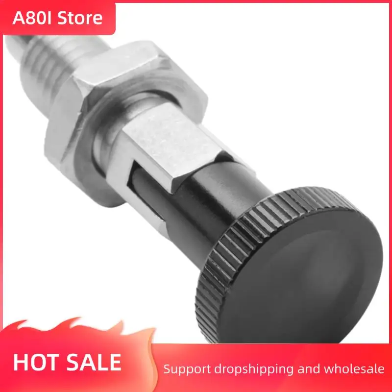 

A80I 8X M10 Stainless Steel Self Locking Index Plunger Pin With Self Locking Function For Dividing Head