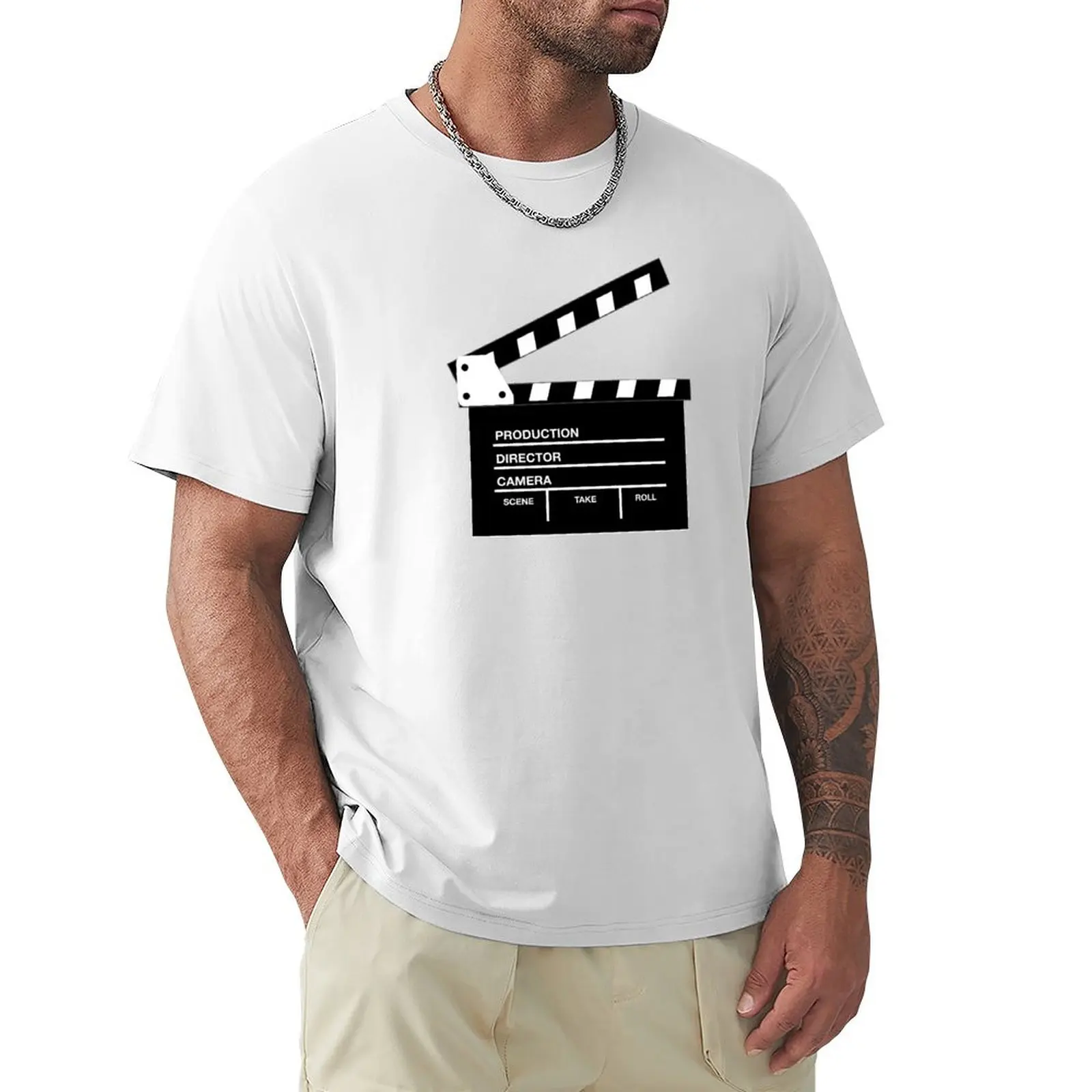 cinema clapperboard T-Shirt aesthetic clothes cute clothes oversized t shirt men