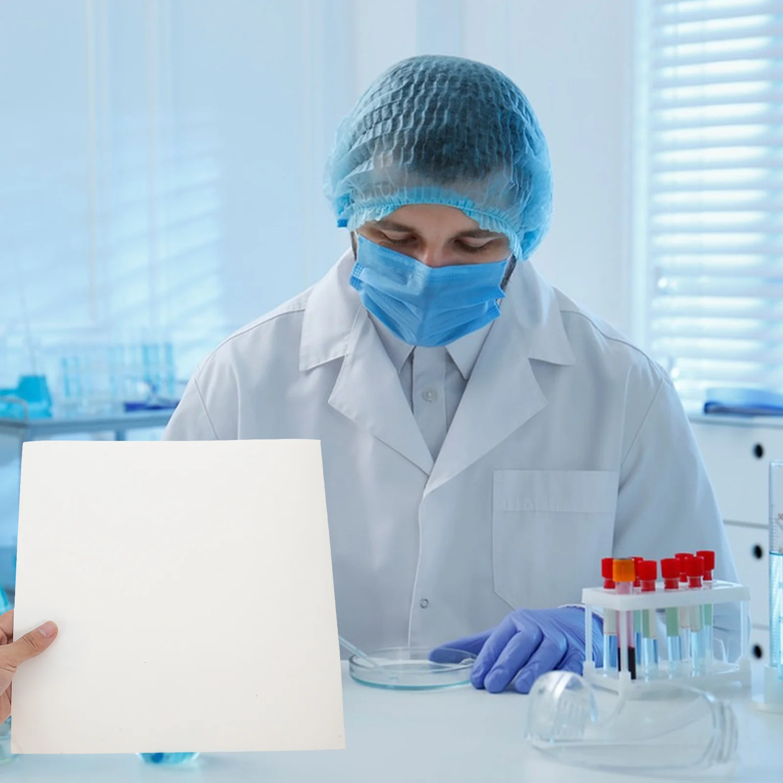 

10pcs Large Absorbent Paper For Industrial Oil Filter Laboratory Chemical Filtration High Efficiency Disposable Filter Sheet Lab