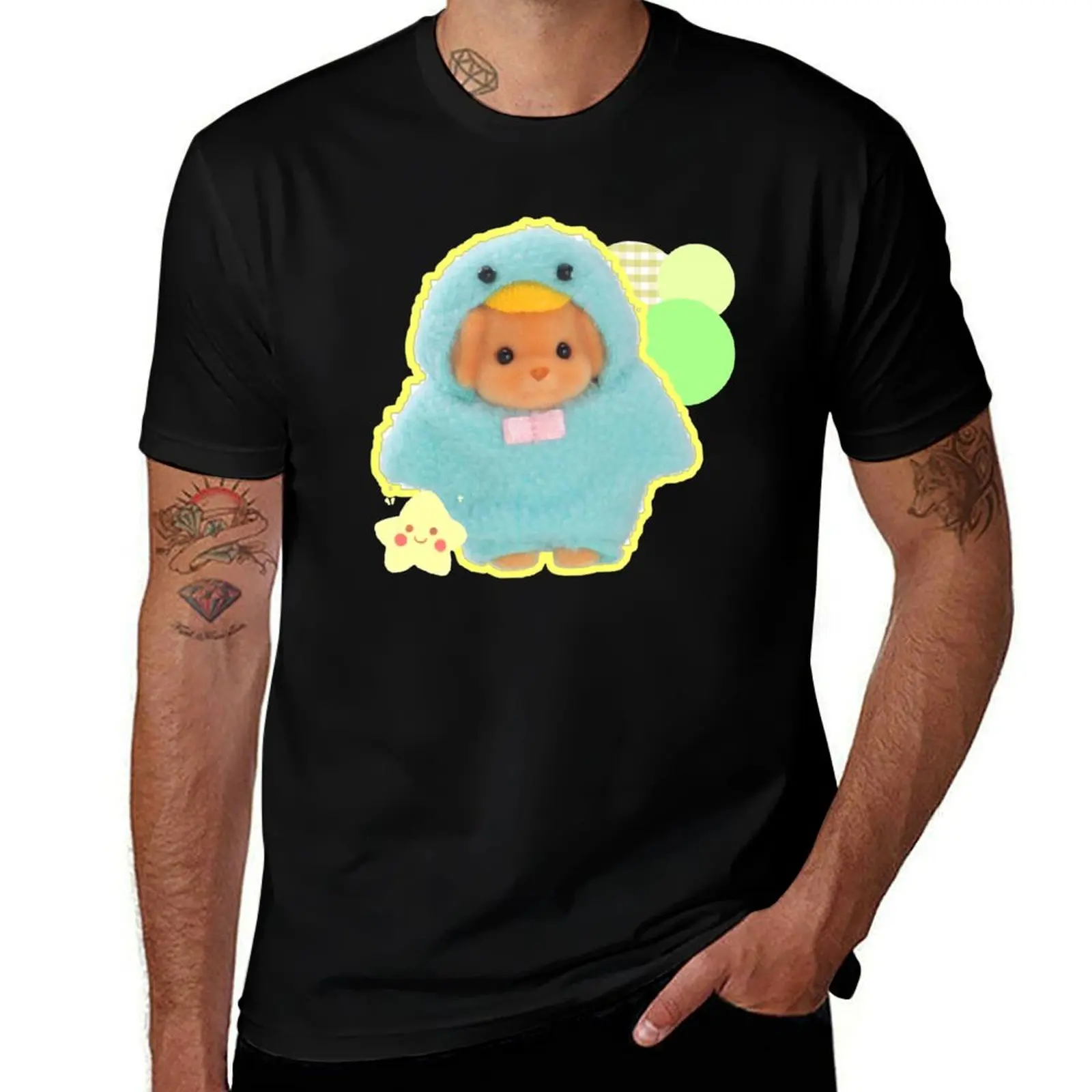 Kidcore Pastel Doggie T-Shirt t shirt man luxury T-Shirt