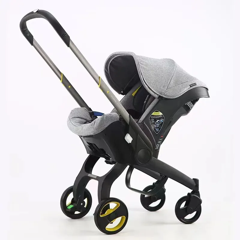 All-in-one baby reiswieg systeem, lichte vierwielige kinderwagens voor pasgeborenen, 3-in-1 kinderzitjes, kinderwagen