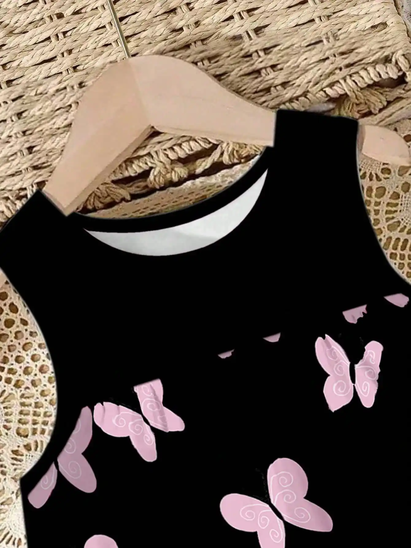 Cartoon-Tiermuster Mädchen-Trägerkleid Bequemes Atmungsaktives Urlaubskleid Damen- und Kinderbekleidung 2026 – Detail 21