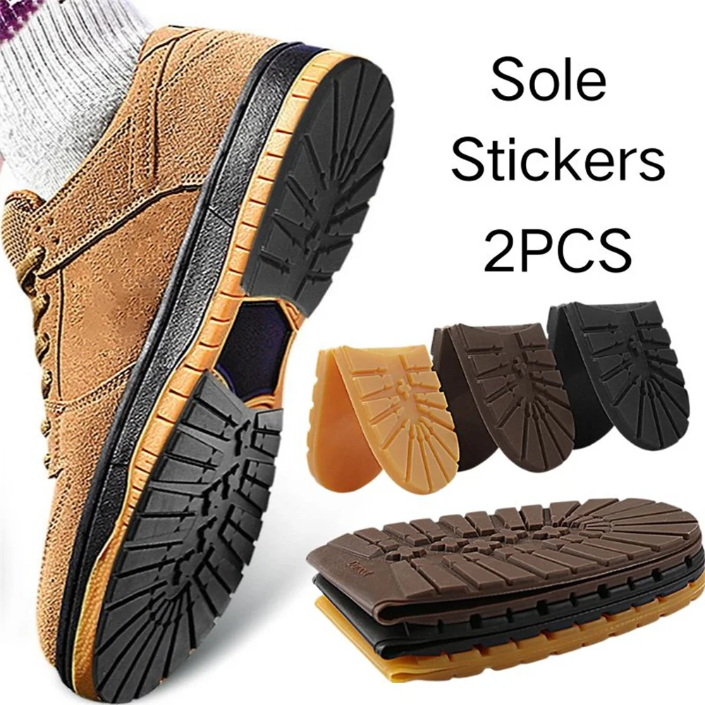 Thicken Rubber Shoe Soles For Men Anti-skid DIY Replacement Shoes Outsole Wear-resistant Shoes Bottom Mat Pad Shoes Accessories