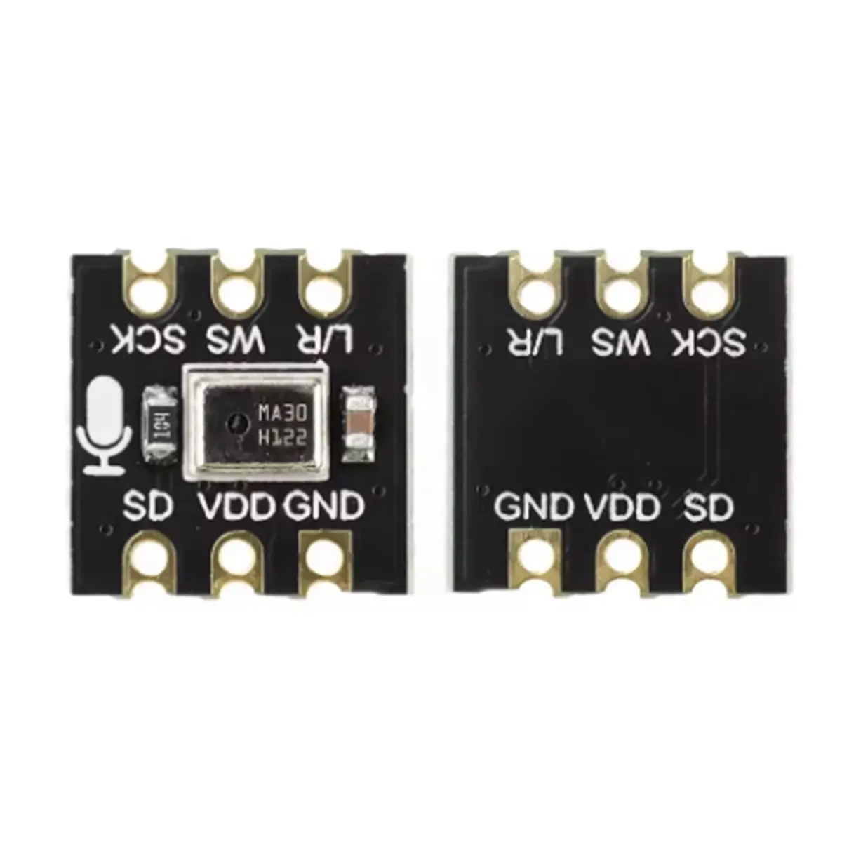 (BABQ) MS4030 Omnidirectional MEMS Microphone Module High Precise Low Power I2S Digital Output Compatible with INMP441