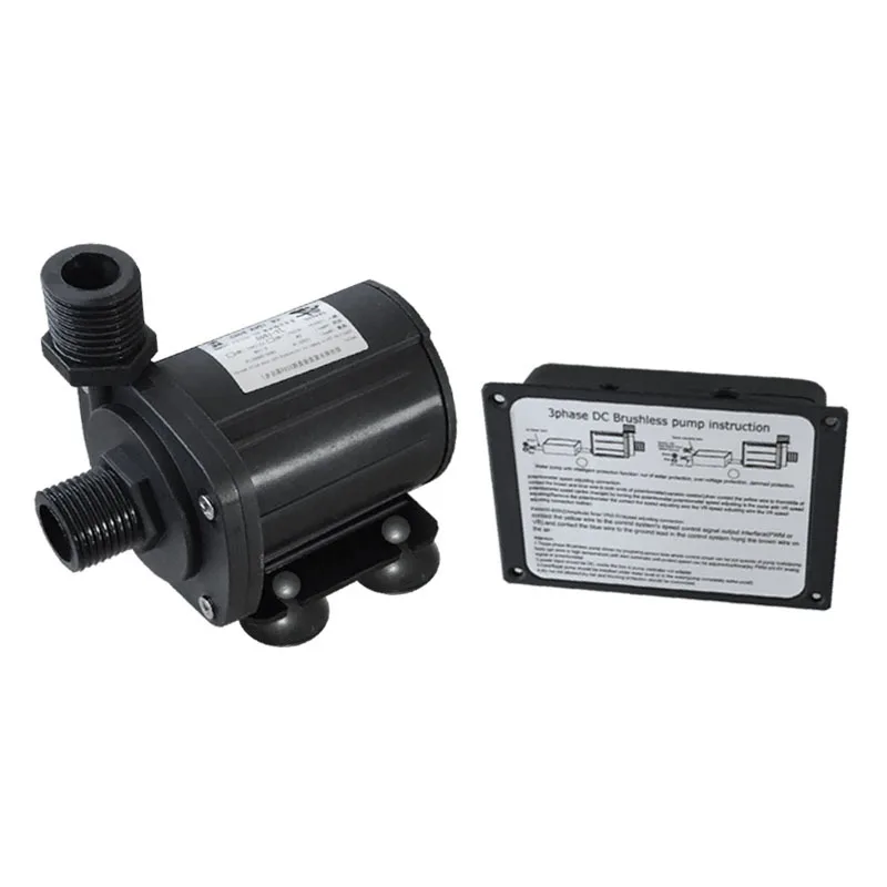Brushless 3 Phase 12V Booster Pump High Pressure Water Circulation Pump Shower Pump 7M Lift Max