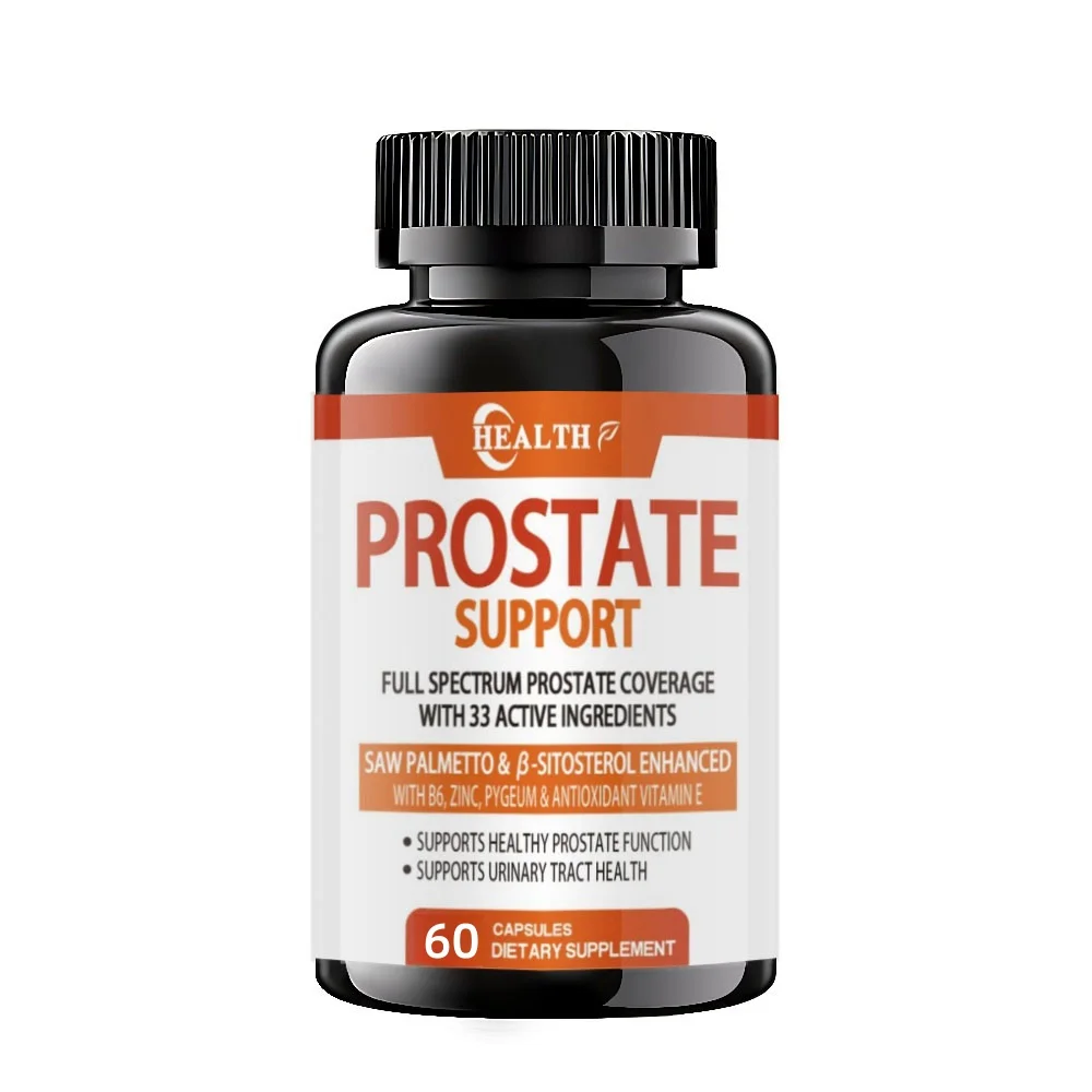 Premium Saw Palmetto Supplement with Antioxidant Vitamins for Prostate Support Urinary