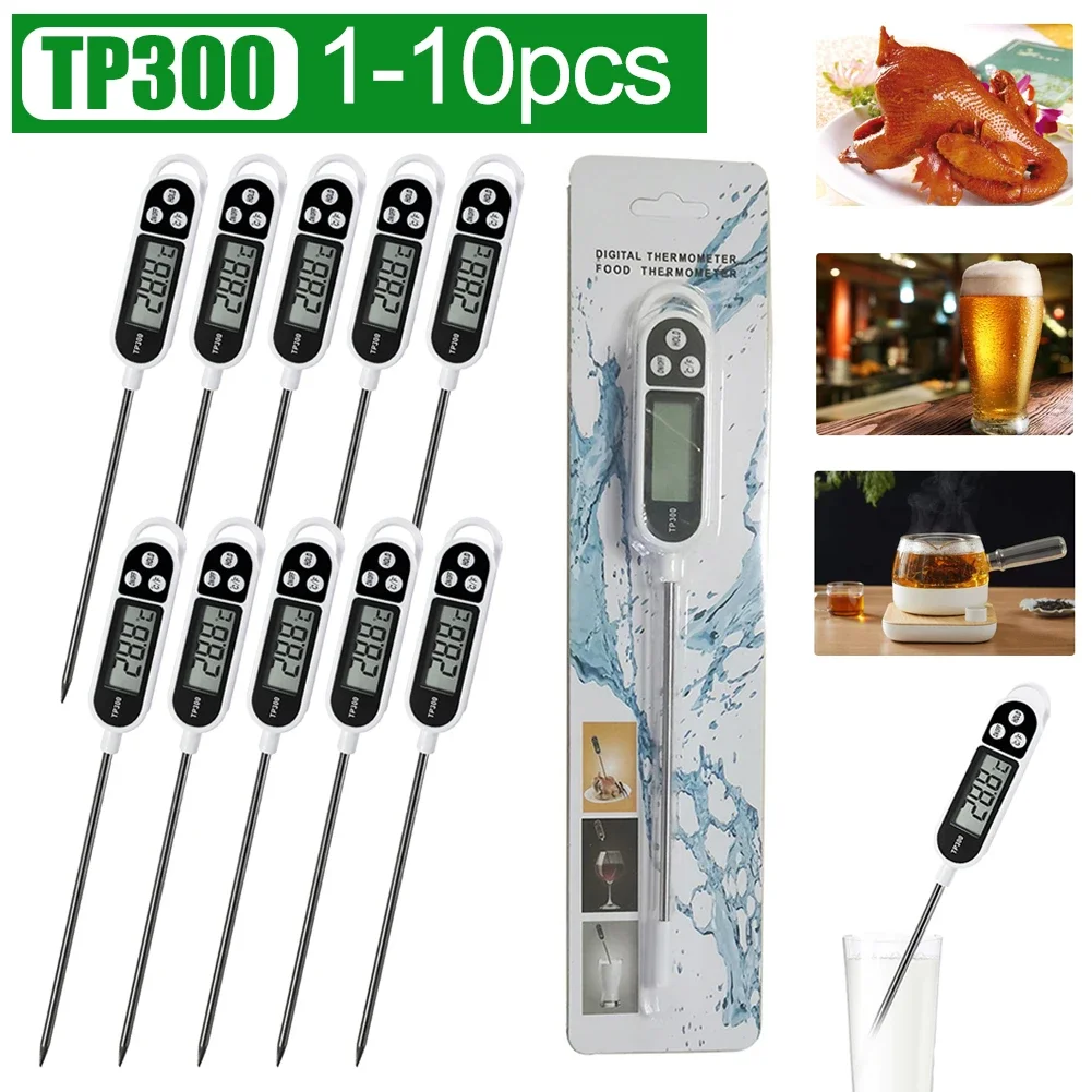 Food Thermometer TP300 Digital Kitchen Thermometer For Meat Water Milk Cooking Food Probe BBQ Electronic Oven Kitchen Tools