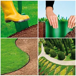 Border Tool Grass Lawn Border 10/15/20cm Edging Border Fence Barrier Garden Grass Lawn Gravel Border Tool Outdoor