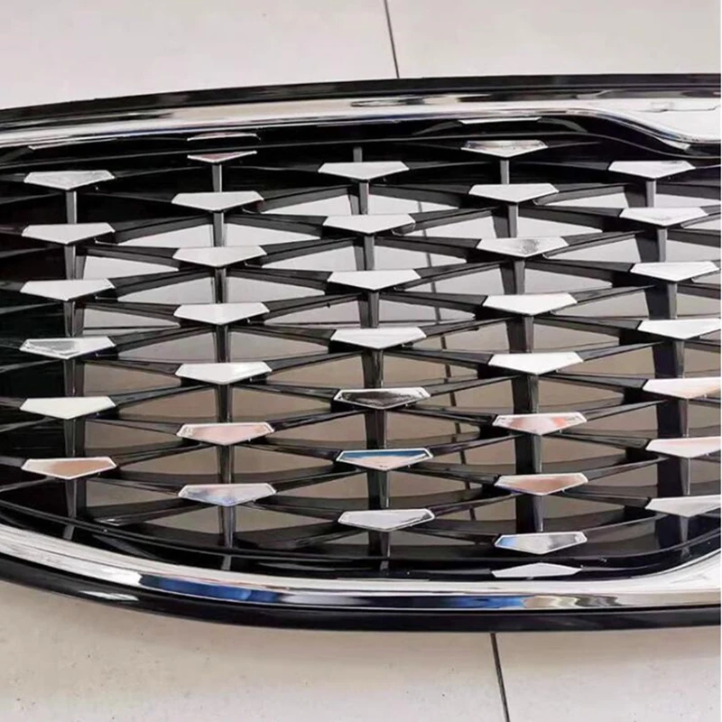 For ABS Front Bumper CAR Grille Kia K3 Cerato Improved Splitter Decorative Grills Body Kit 2016 2017 2018 Year