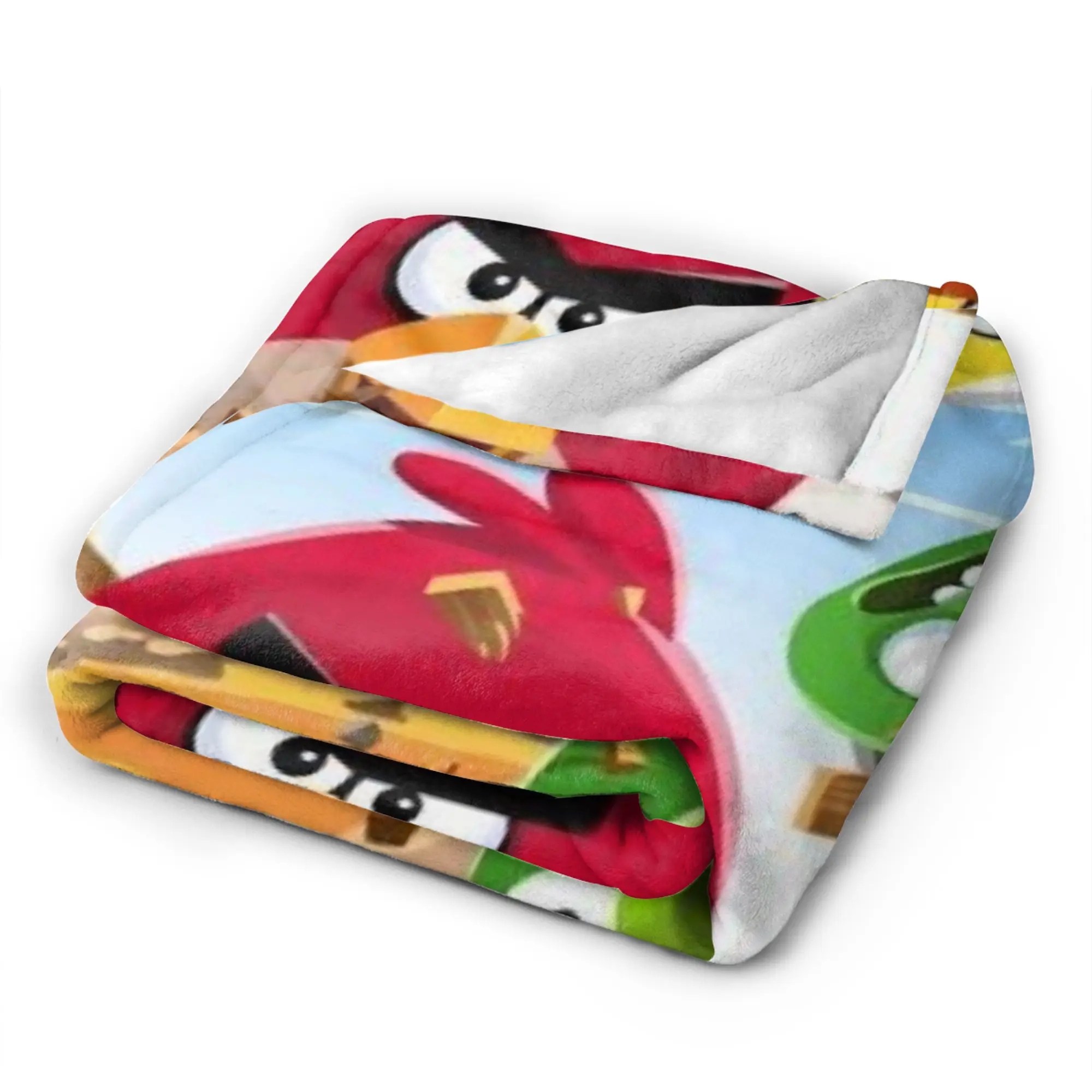 بطانية لعبة الرماية من Angrys-birds بأحجام متعددة، بطانيات مريحة وخفيفة الوزن لأريكة الأريكة والسرير #4