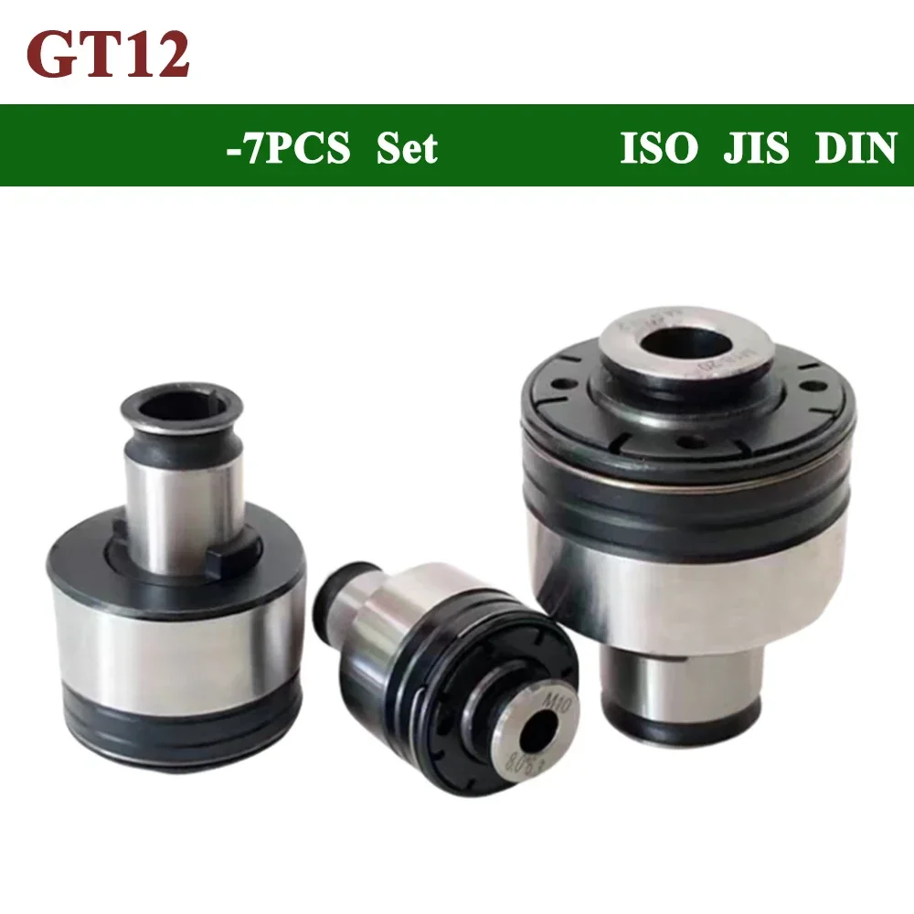 CJLY GT12 Set Tapping Collet Chuck M4 M6 M8 M10 M12 M14 M16 M18 M20 Tapping Chuck Telescopic Tool Holder ISO DIN JIS