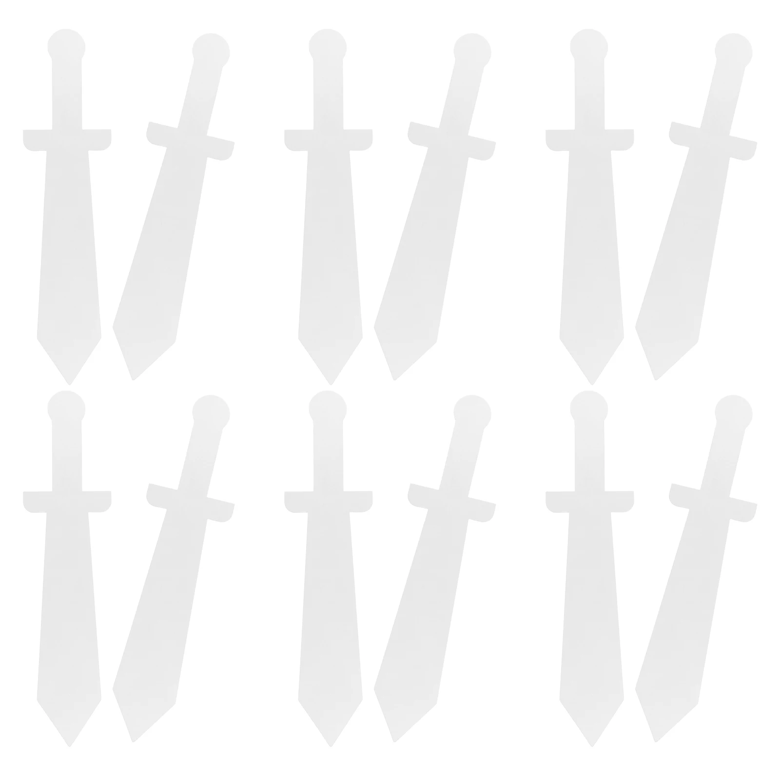 12 قطعة DIY للأطفال الإبداعية التظاهر اللعب السيف حفلة لعب الأدوار زي ملحق هالوين المحارب البلاستيك وهمية