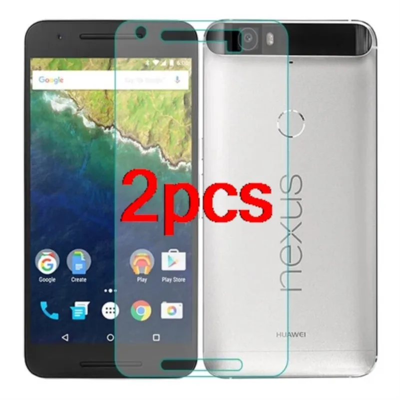 2 pçs claro guarda para google nexus 6p vidro temperado 9h película protetora protetor de tela lcd para nexus6p escudo capa verre