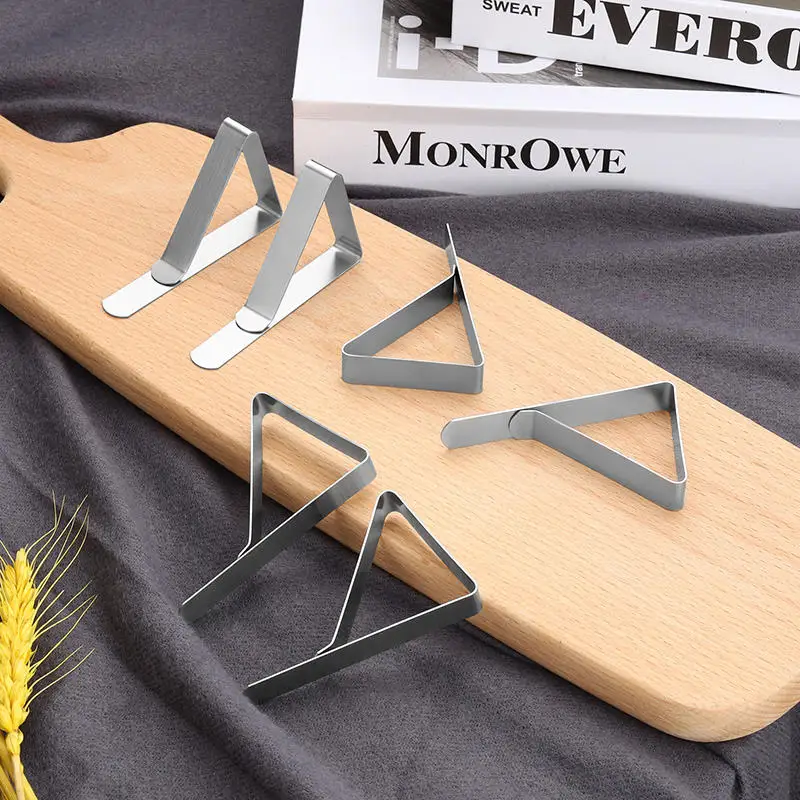 8/16/24PCS Tablecloth Clips Stainless Steel Anti-Slip Tablecloth Clamp Table Cloth Cover Fix Clips for Camping Wedding Promenade