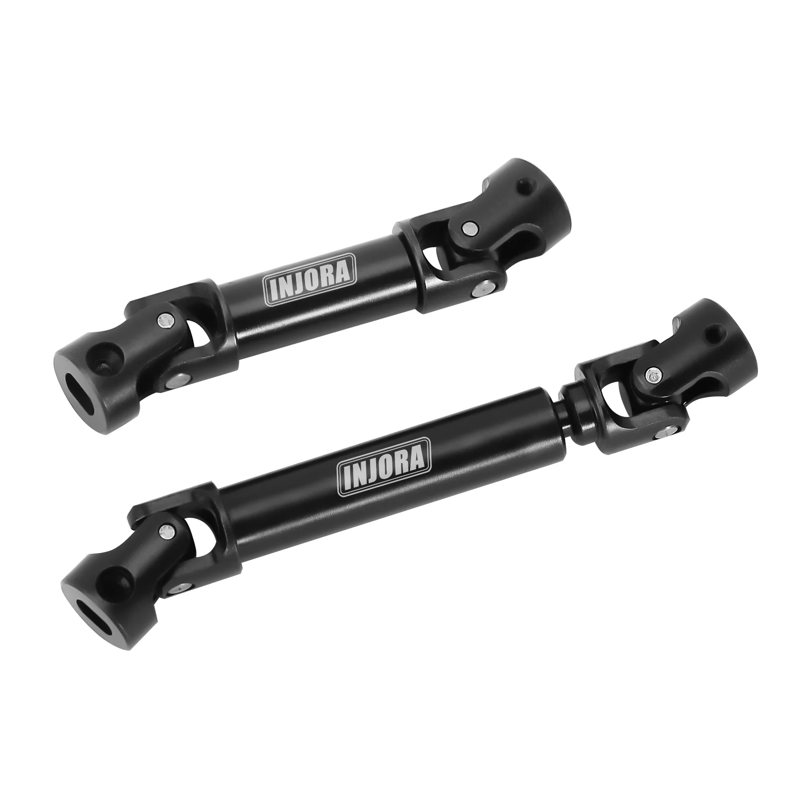 INJORA Hardened Steel Drive Shafts for 1/18 RC Crawler TRX4M (4M-50BK)