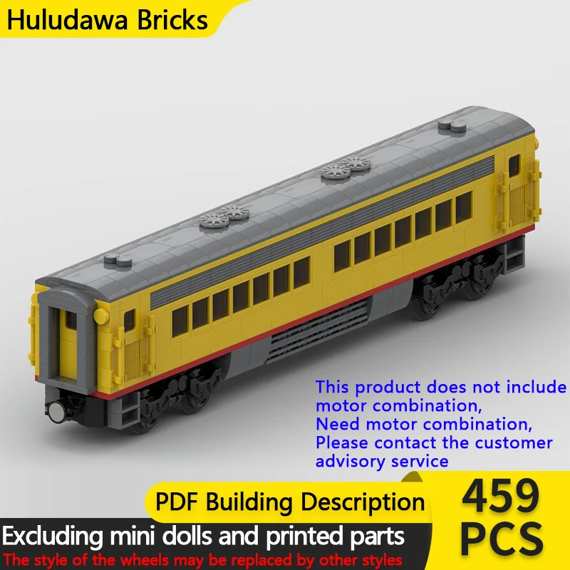 

Модель городской автомобиль MOC, строительные кирпичи, железнодорожный пассажирский поезд, модульная технология, подарки, праздник, сборка, детские игрушки, костюм