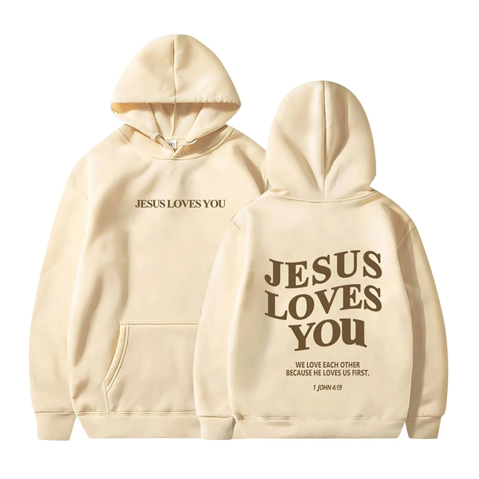 Jesus Love You 프린트 후드, 여성용 Y2K 의류, 긴팔, 재미있는 그래픽 후드 스웻셔츠, 2023 가을 겨울 풀오버 상의