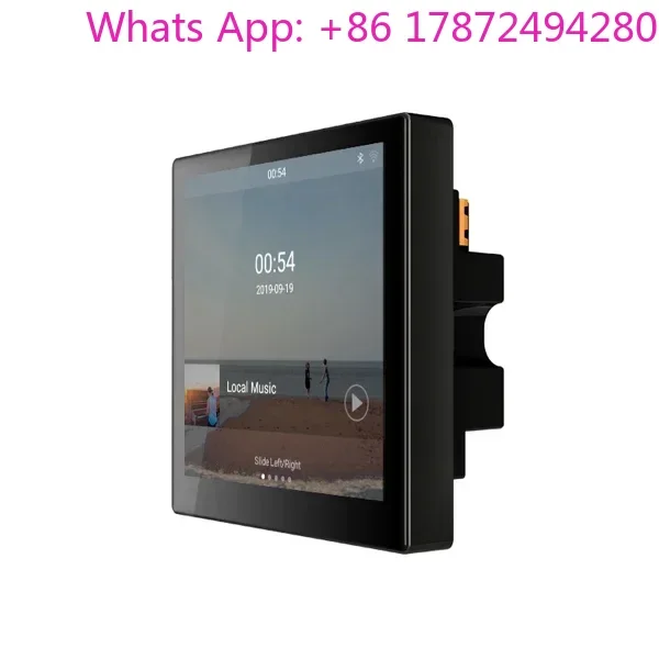 Smart Home Automation Background Music System 4 inch Bluetooth Wall Mount Music Controller Amplifier