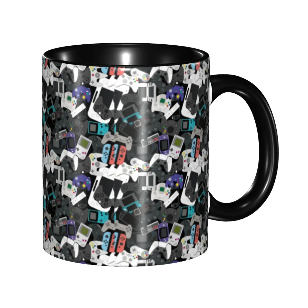 Customized Game Controller Coffee Mugs DIY Gamer Gift Ceramic Milk Tea Cup