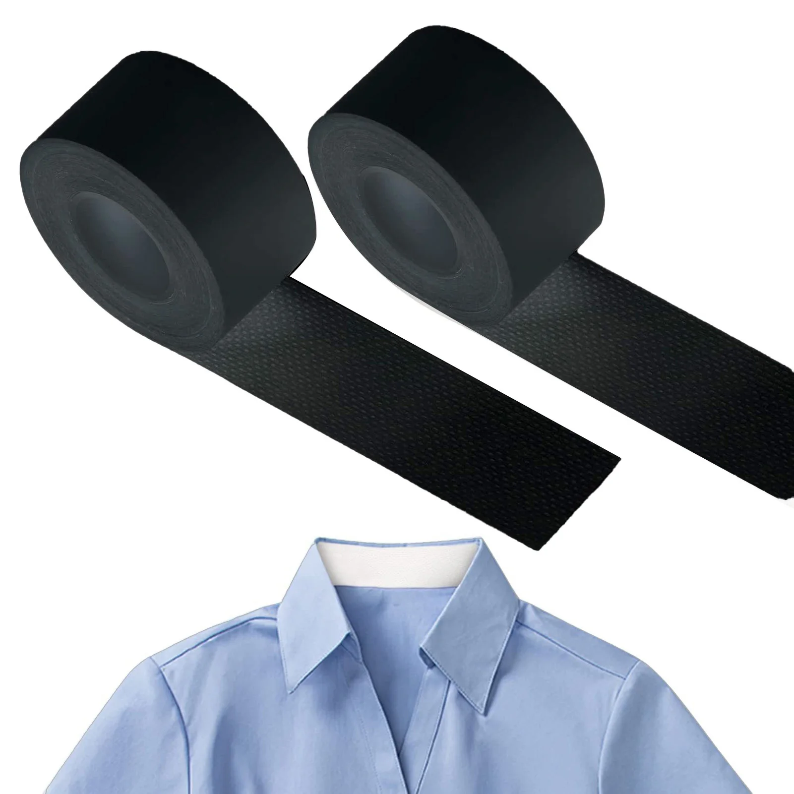 Self-adhesive Sweat Pads Collar Tape Easily Use Invisible Collar Sticker for Protecting Shirt Collar from Being Dirty