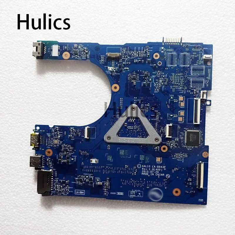 Hulics Used For Dell INSPIRON 5558 5458 5758 Laptop Motherboard CN-00HJC9 00HJC9 0HJC9 LA-B843P With SR1EF I5-4210U CPU