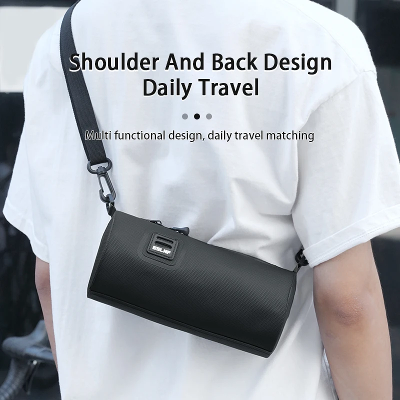 ESLNF Waterproof Bicycle Handlebar Bag Multi-functional Shoulder Bag Portable Front Bike Storage Pouch