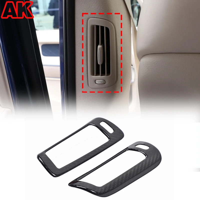 

For Mercedes-Benz G-Class W463 W464 W465 2019-2025 Real Carbon Fiber Car B-pillar Air Outlet Decorative Cover Car Accessories
