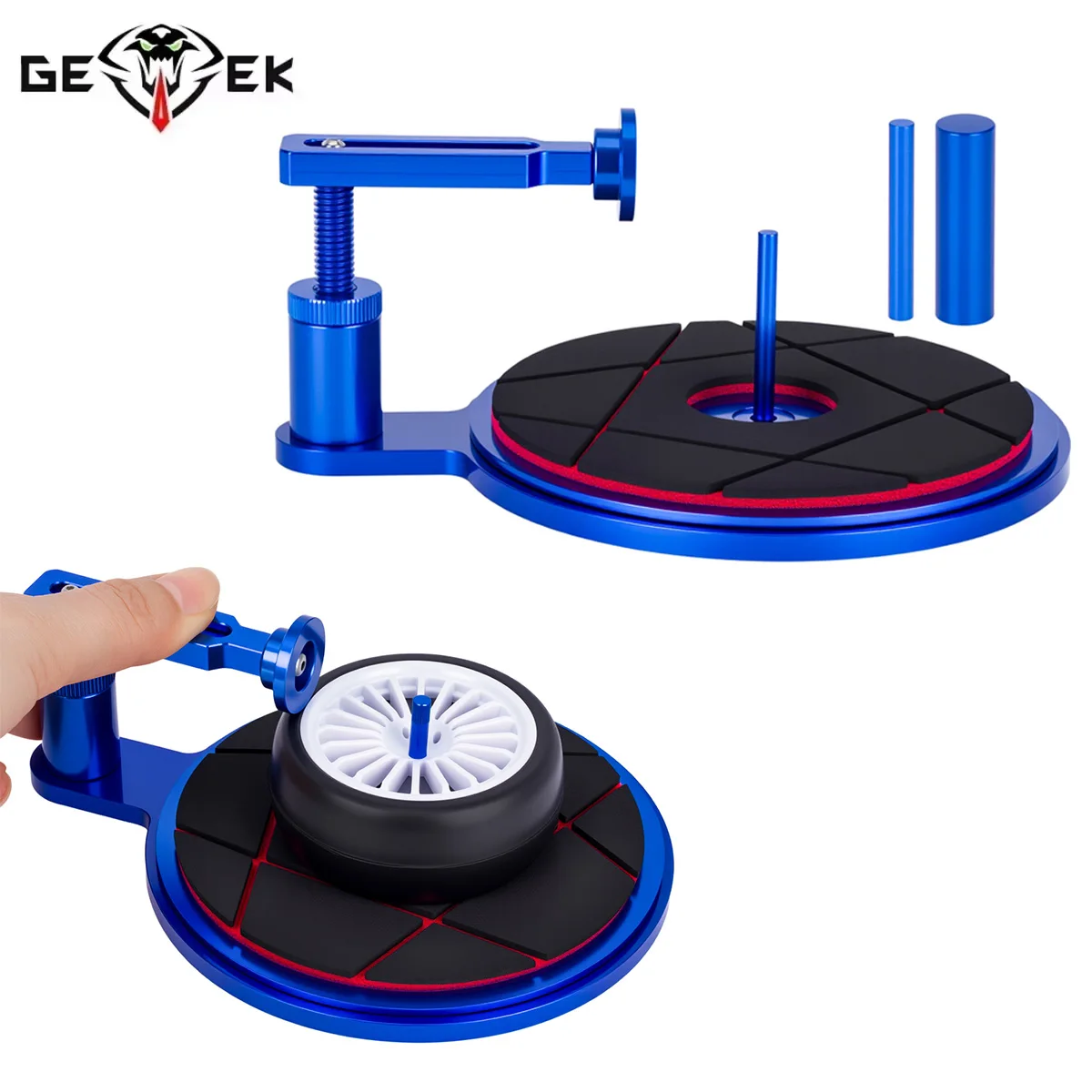 

RC Car Wheel Tire Cementing Helper Tool Rubber Tire Mounting Glue Tools for 1/8 1/10 On-Road/Off-Road/Drift Car Upgrade Parts