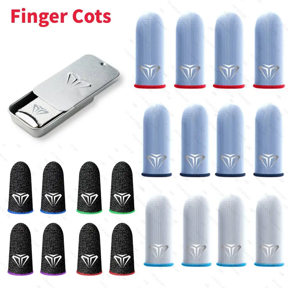 Gants de pouce respirants pour jeu mobile PUBG, protège-doigts Shoous, manchon de jeu, écran tactile, 1/2 paires