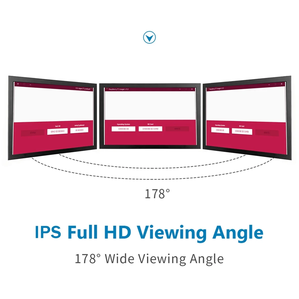 شاشة محمولة 7 بوصة IPS 1024x600 LCD متوافقة مع HDMI VGA AV مدخل تيار مستمر من النوع C طاقة للكمبيوتر المحمول والكاميرا والتلفزيون DVD