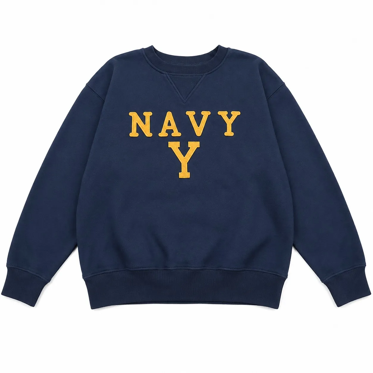 Classic Bronson Boxing Coach Pullover – Navy Y Shipyard Heavyweight Fleece Sweatshirt with Rugged Ringside Style