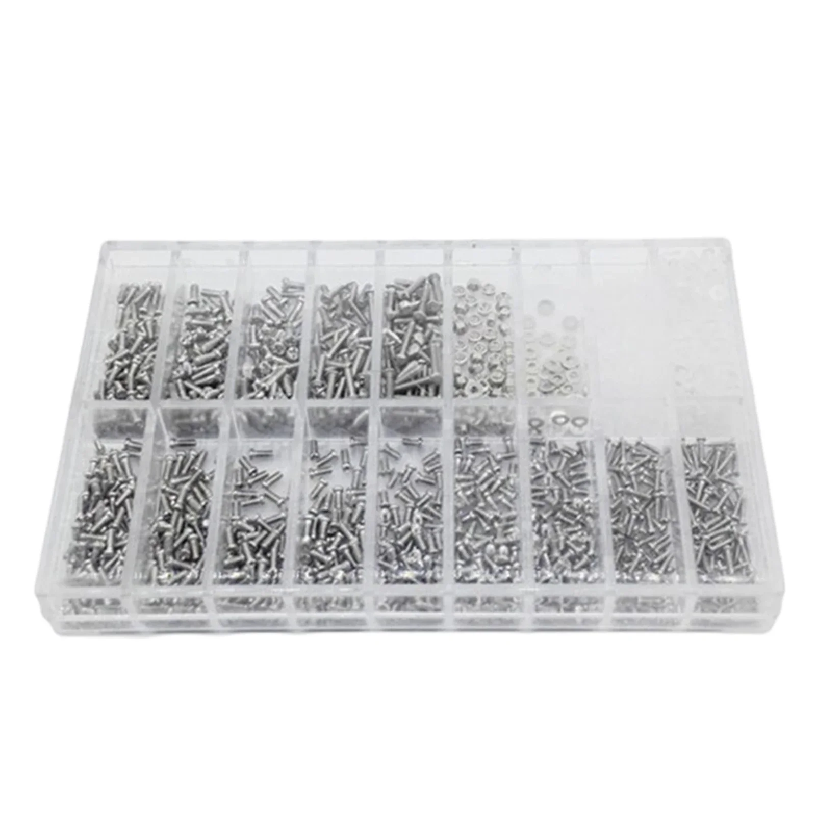 1000pcs Eyeglasses Repair Kit with Screws Nuts Bolts and Washers for Sunglasses Watches Jewelry and Electronics