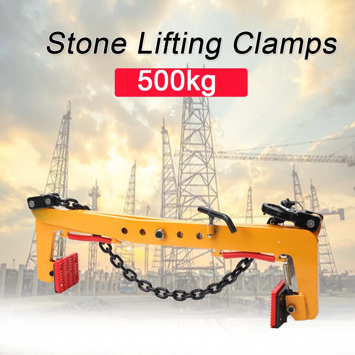 280/500 كجم لوحة رافعة المشبك حجر العارضة كوربستون كماشة الرصيف إزاحة كماشة كوربستون العارضة رافع #6