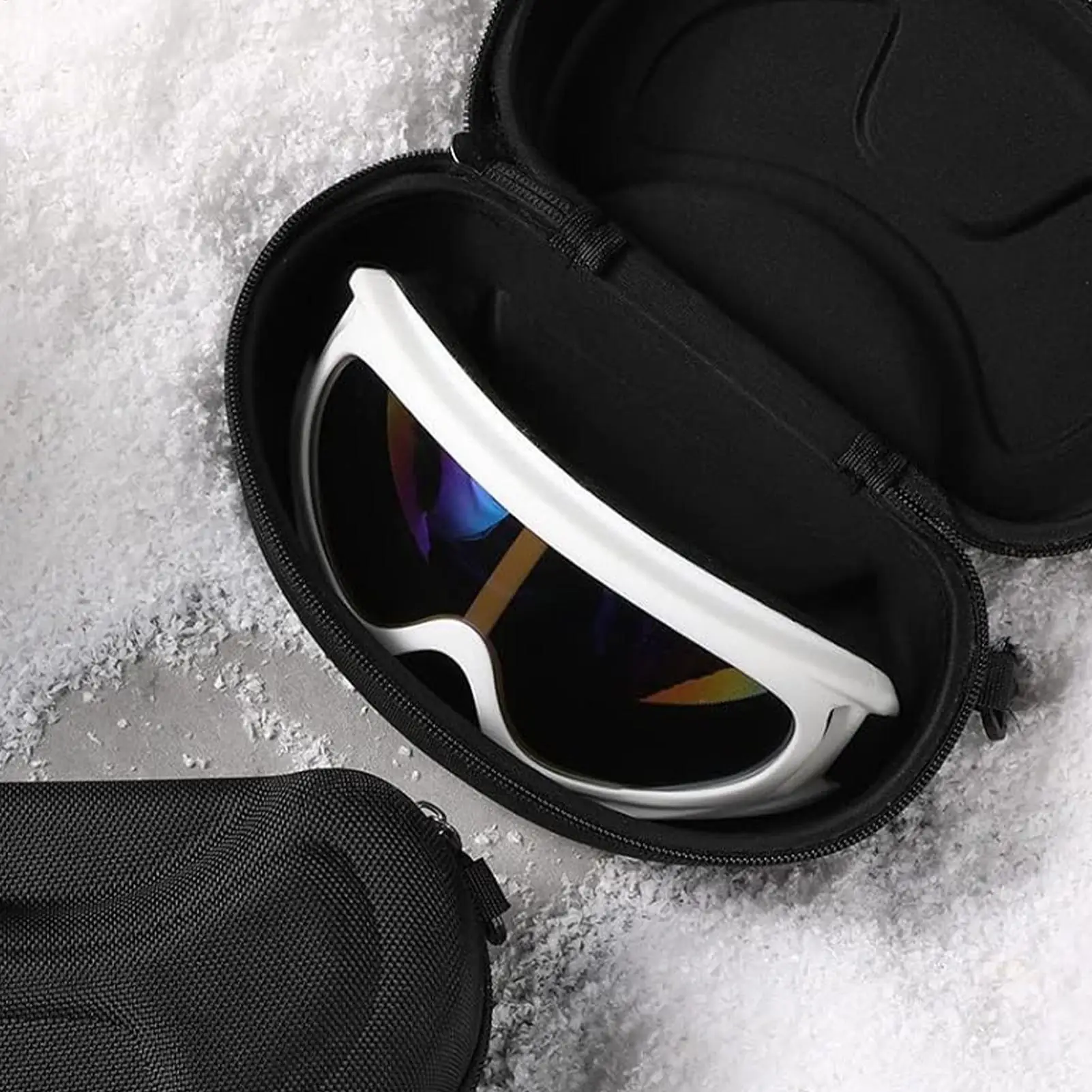 

Чехол для зимних очков: водонепроницаемый, ударопрочный, жесткий футляр для лыжных и плавательных очков