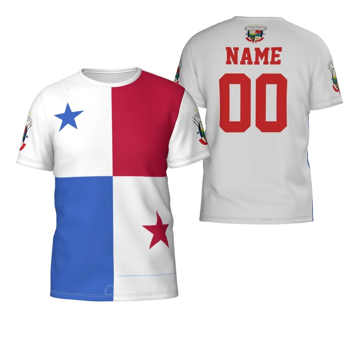 

Custom Name Number Panama Country Flag 3D T-shirts Clothes T shirt Men Women Tees Tops For Soccer Football Fans Gift US Size